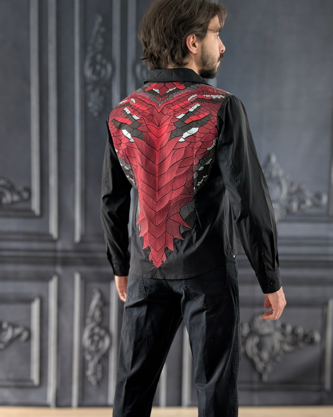 Chemise Habillée Écailles de Dragon - Dark Fantasy - PRÉCOMMANDE - Prix spécial sur Kickstarter