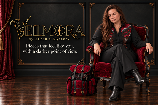 VEILMORA by Sarah’s Mystery: Dark Luxury Fashion with a Villain’s Presence