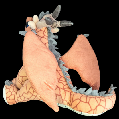 Fantasy Plush Toy – Orange Dragon Plush for Dreamers and Adventurers
