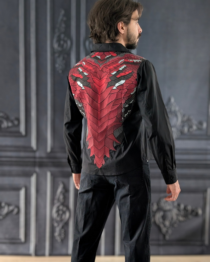 Chemise Habillée Écailles de Dragon - Dark Fantasy - PRÉCOMMANDE - Prix spécial sur Kickstarter