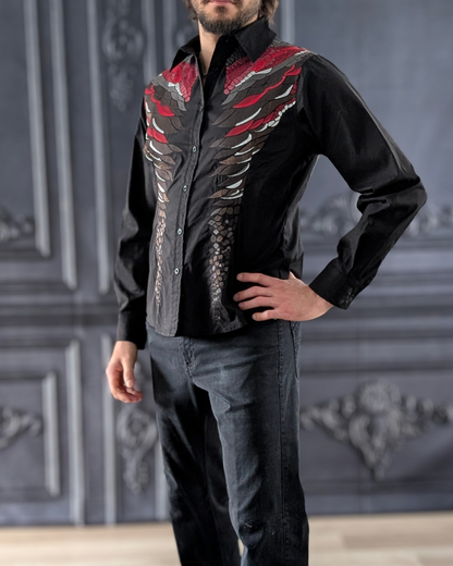 Chemise Habillée Écailles de Dragon - Dark Fantasy - PRÉCOMMANDE - Prix spécial sur Kickstarter