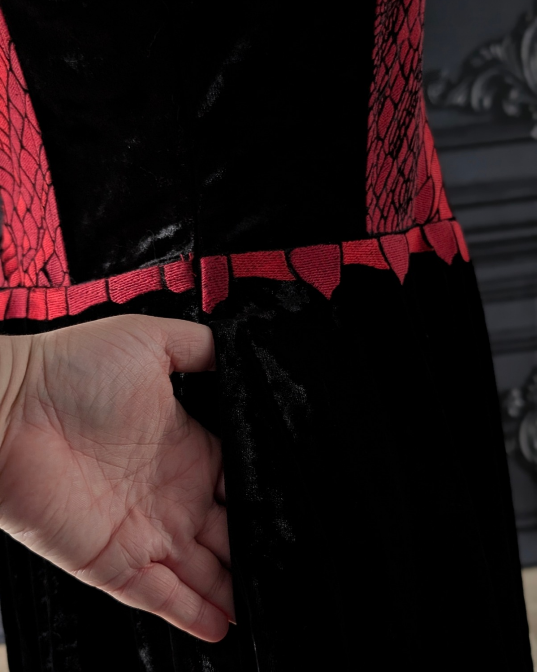 Dragon Inspired Velvet  Dress - PRE-ORDER on KICKSTARTER