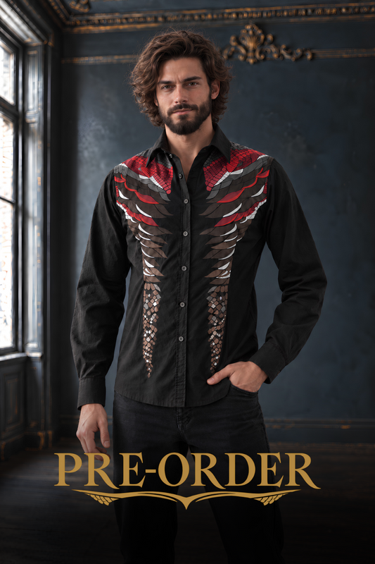 Dragon Scale Dress Shirt - Dark Luxury - PRE-ORDER