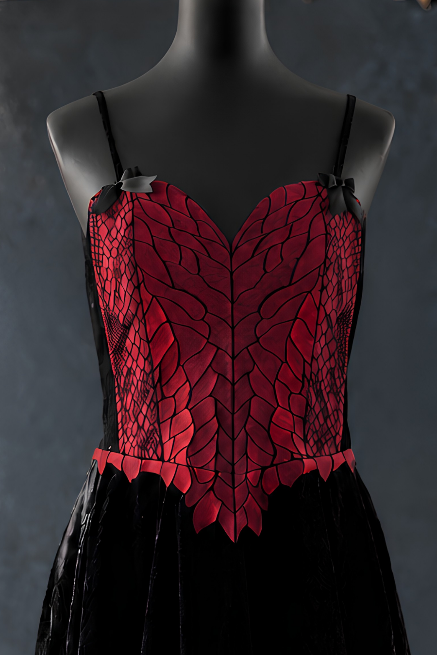 Dragon Corset – Velvet Dress
