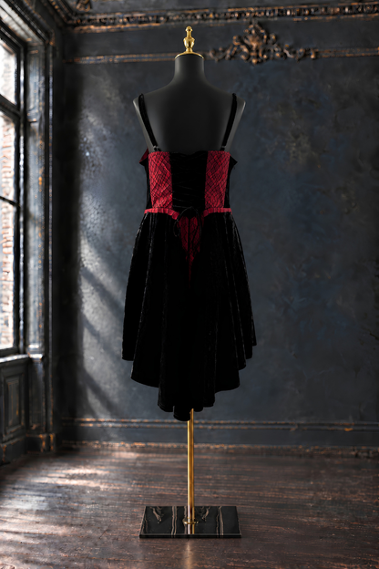 Dragon Corset – Velvet Dress