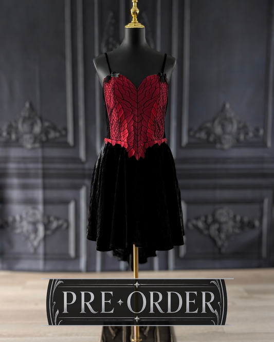 Dragon Inspired Velvet  Dress - PRE-ORDER
