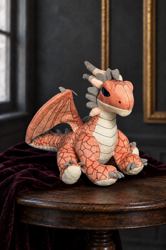 Majestic Orange Dragon Plush | Exclusive Sarah's Mystery