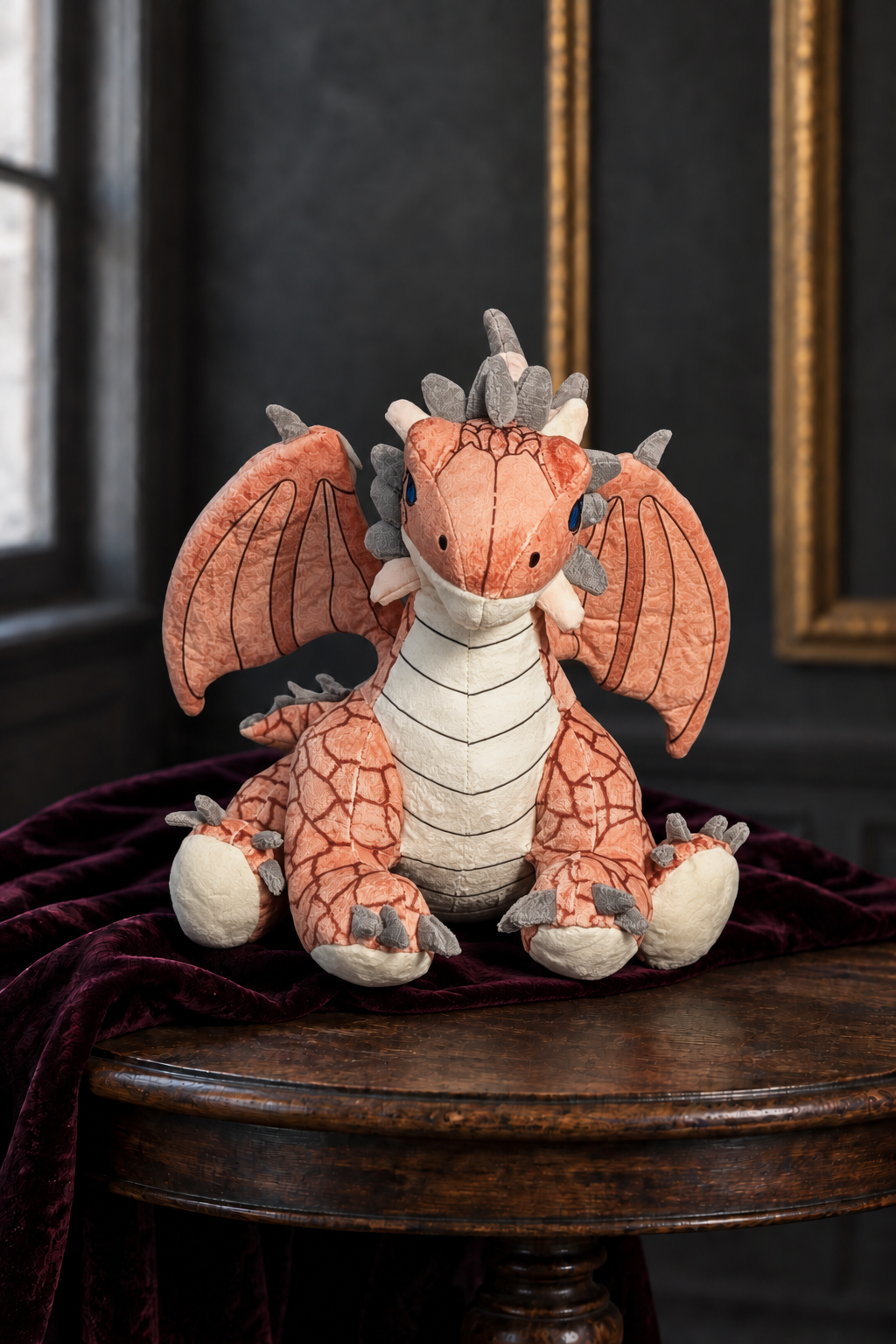 Majestic Orange Dragon Plush | Exclusive Sarah's Mystery