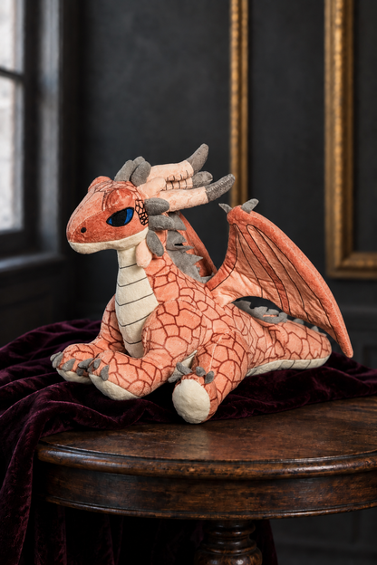Majestic Orange Dragon Plush | Exclusive Sarah's Mystery