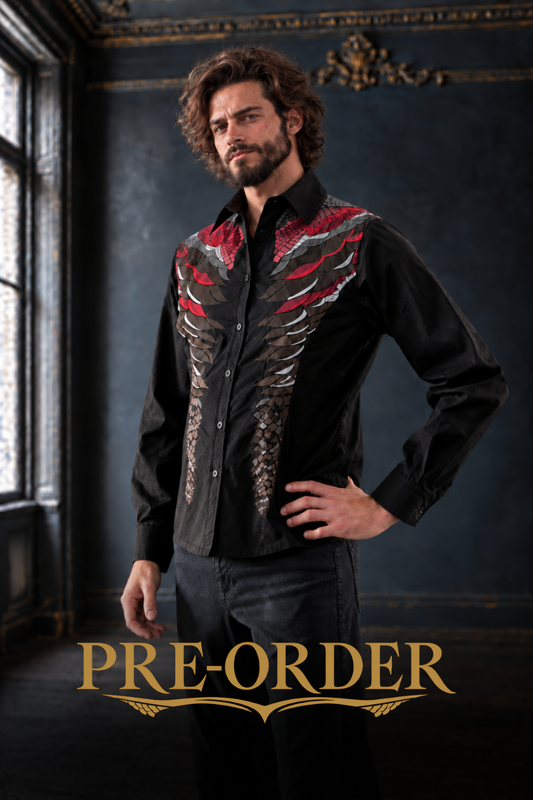 Dragon Scale Dress Shirt - Dark Luxury - PRE-ORDER